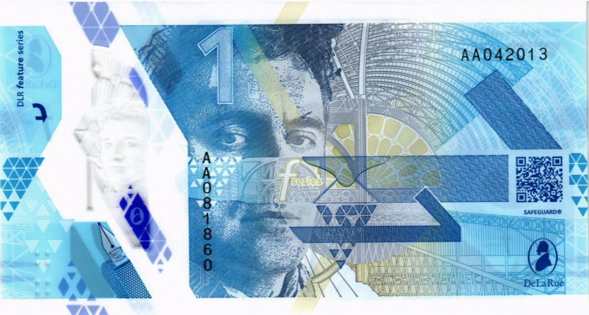DE LA RUE FEATURE SERIES - (ТЕСТОВАЯ БАНКНОТА) 2