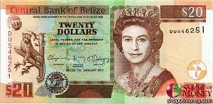 БЕЛИЗ 20 ДОЛЛАРОВ 1
