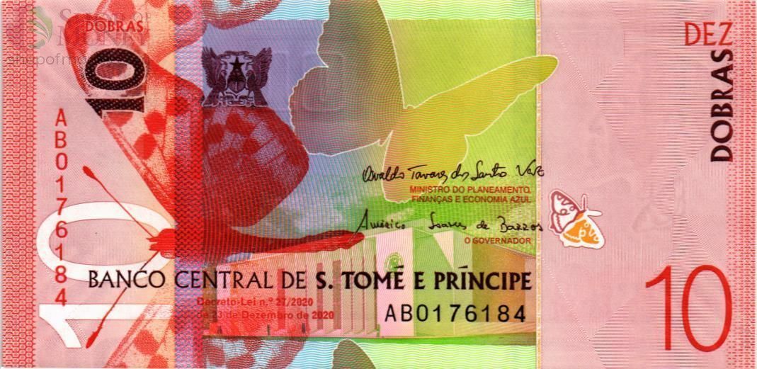 САН-ТОМЕ И ПРИНСИПИ 10 ДОБР (БУМАГА) 1