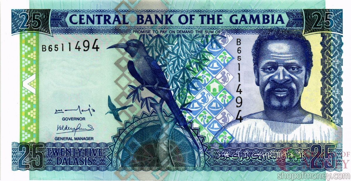 ГАМБИЯ 25 ДАЛАСИ 1
