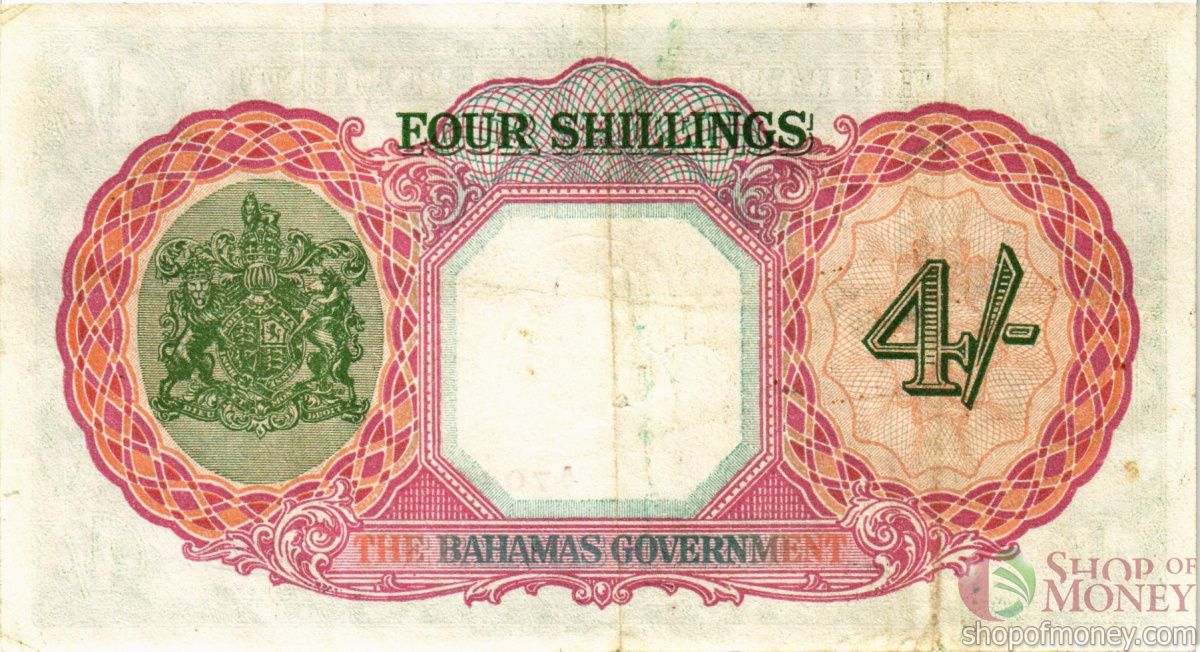 БАГАМСКИЕ ОСТРОВА 4 ШИЛЛИНГА 2