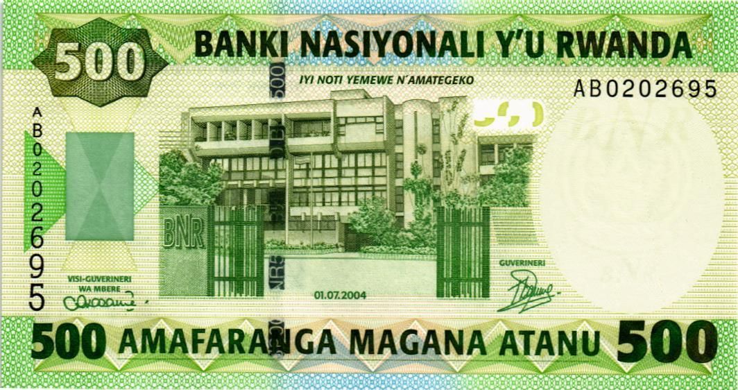 РУАНДА 500 ФРАНКОВ 1
