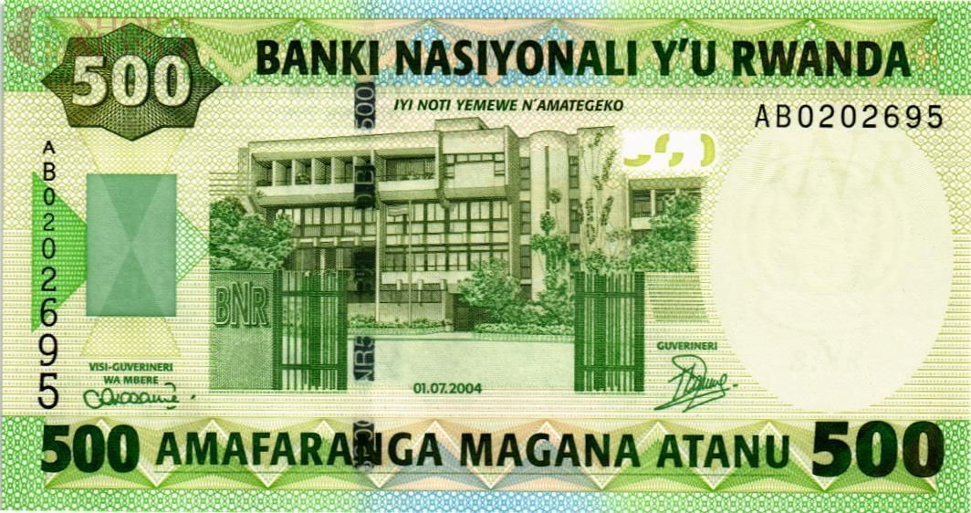 РУАНДА 500 ФРАНКОВ 1