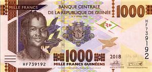 ГВИНЕЯ 1000 ФРАНКОВ 1