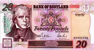 ШОТЛАНДИЯ 20 ФУНТОВ 1
