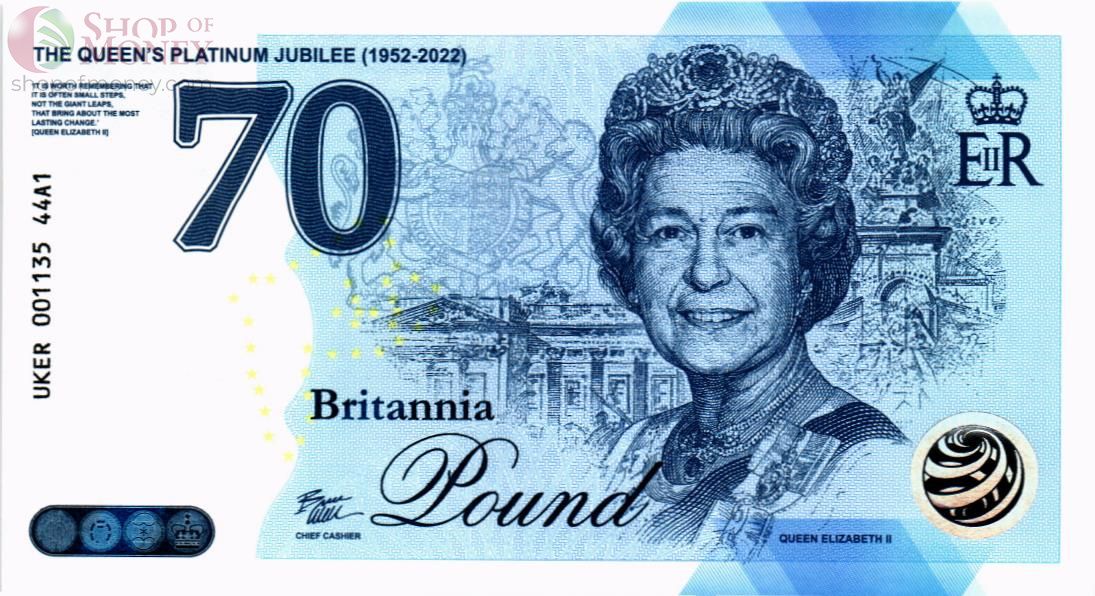 ВЕЛИКОБРИТАНИЯ/АНГЛИЯ 1 ФУНТ (СУВЕНИРНАЯ) 1