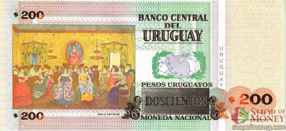 УРУГВАЙ 200 ПЕСО 2