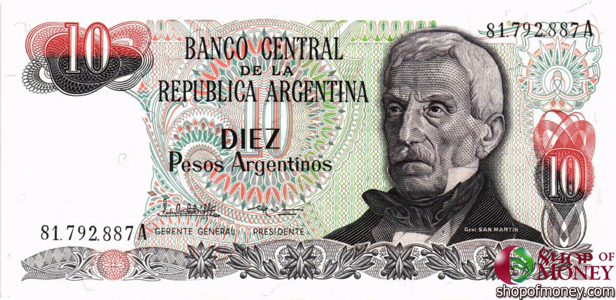 АРГЕНТИНА 10 ПЕСО 1