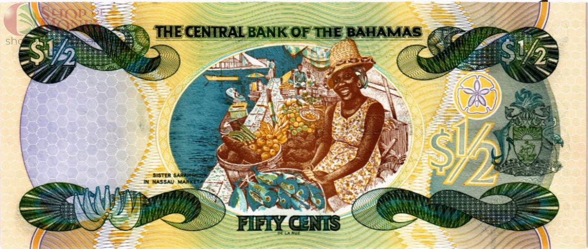 БАГАМСКИЕ ОСТРОВА 1/2 ДОЛЛАРА 2
