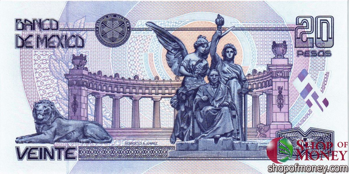 МЕКСИКА 500-200-100-50-20 ПЕСО 4