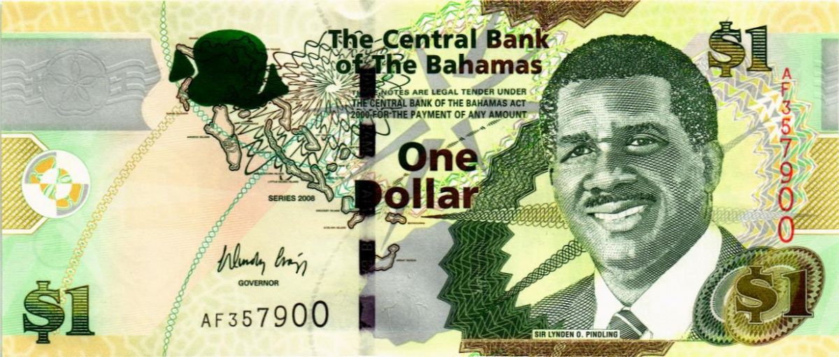 БАГАМСКИЕ ОСТРОВА 1 ДОЛЛАР 1