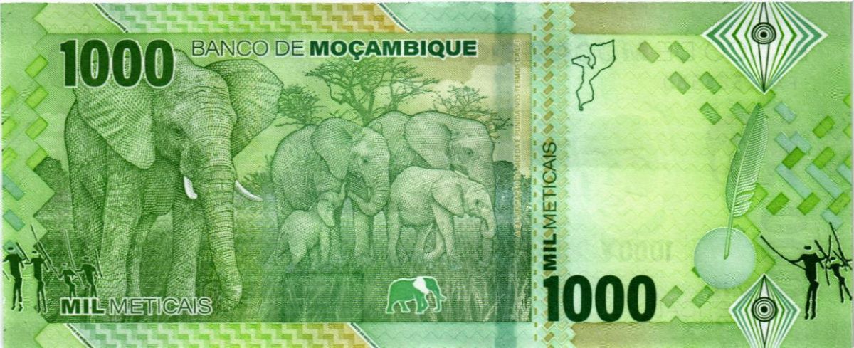 МОЗАМБИК 1000 МЕТИКАЛЬ 2