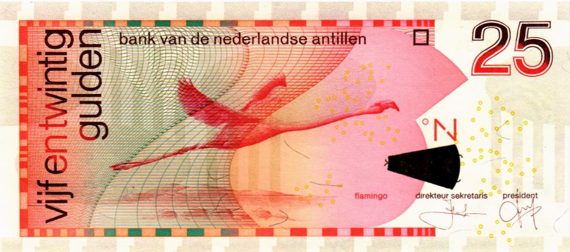 НИДЕРЛАНДСКИЕ АНТИЛЬСКИЕ ОСТРОВА 25 ГУЛЬДЕНОВ 1