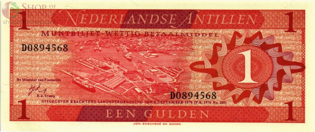 НИДЕРЛАНДСКИЕ АНТИЛЬСКИЕ ОСТРОВА 1 ГУЛЬДЕН 1