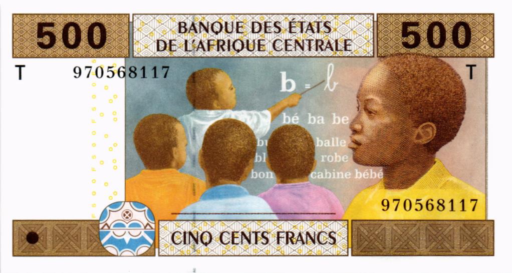 CAS - КОНГО 500 ФРАНКОВ (T) 1