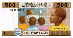 CAS - КОНГО 500 ФРАНКОВ (T) 1