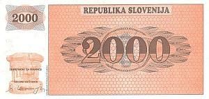 СЛОВЕНИЯ 2000 ТОЛАР 1