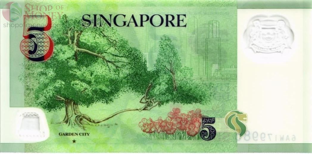 СИНГАПУР 5 ДОЛЛАРОВ (ЗВЕЗДА) 2