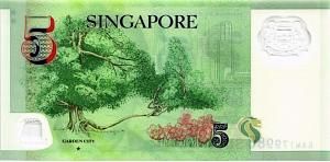 СИНГАПУР 5 ДОЛЛАРОВ (ЗВЕЗДА) 2