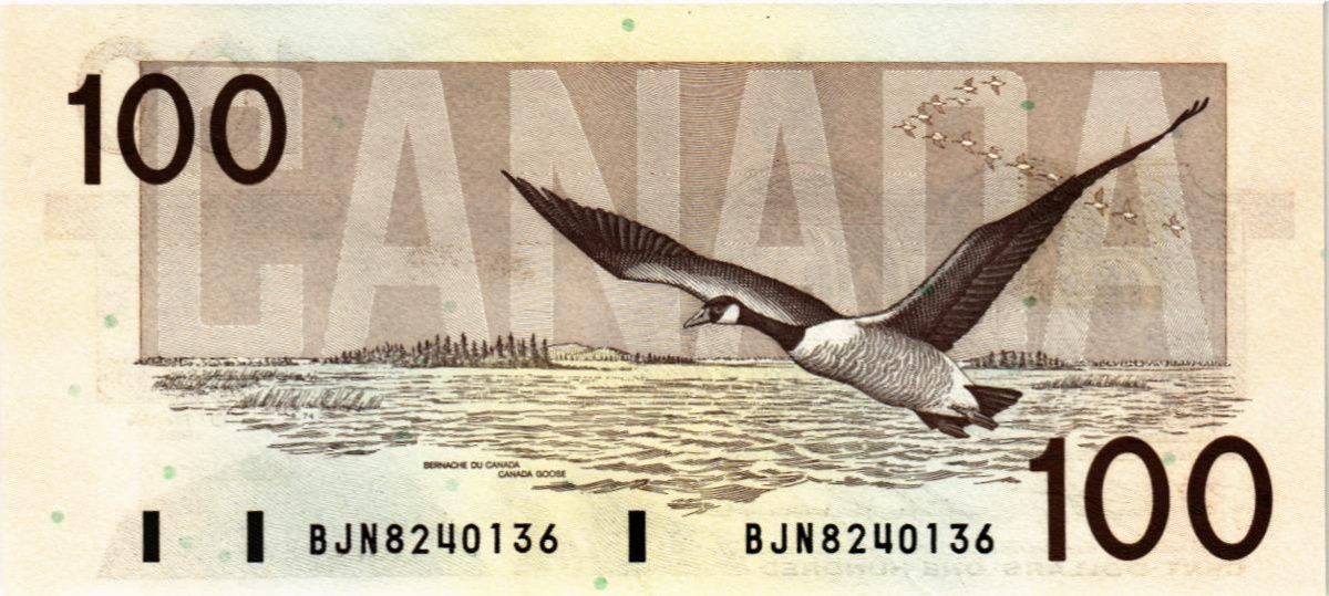 КАНАДА 100 ДОЛЛАРОВ 2