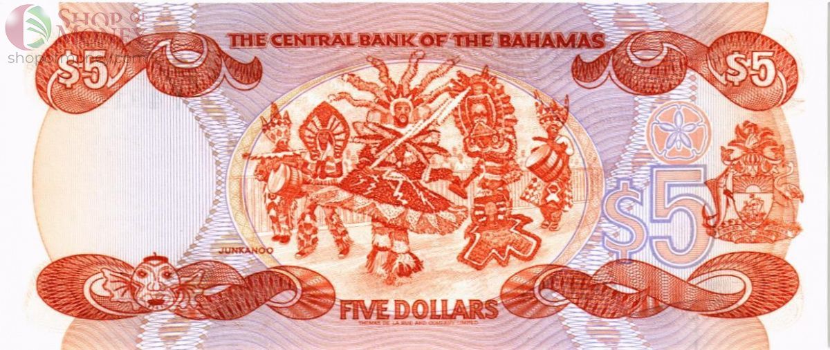 БАГАМСКИЕ ОСТРОВА 5 ДОЛЛАРОВ 2