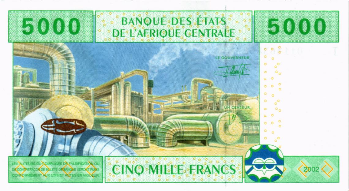 CAS - КОНГО 5000 ФРАНКОВ (T) 2