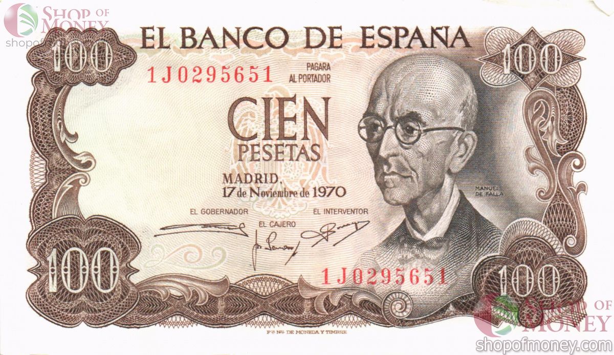 ИСПАНИЯ 100 ПЕСЕТ 1