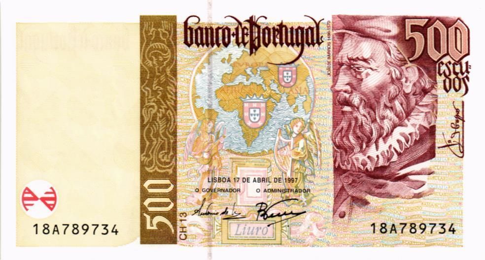 ПОРТУГАЛИЯ 500 ЭСКУДО 1