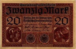 ГЕРМАНИЯ 20 МАРОК 1