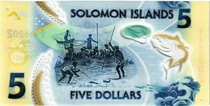 СОЛОМОНОВЫ ОСТРОВА 5 ДОЛЛАРОВ #A/5 020202 2