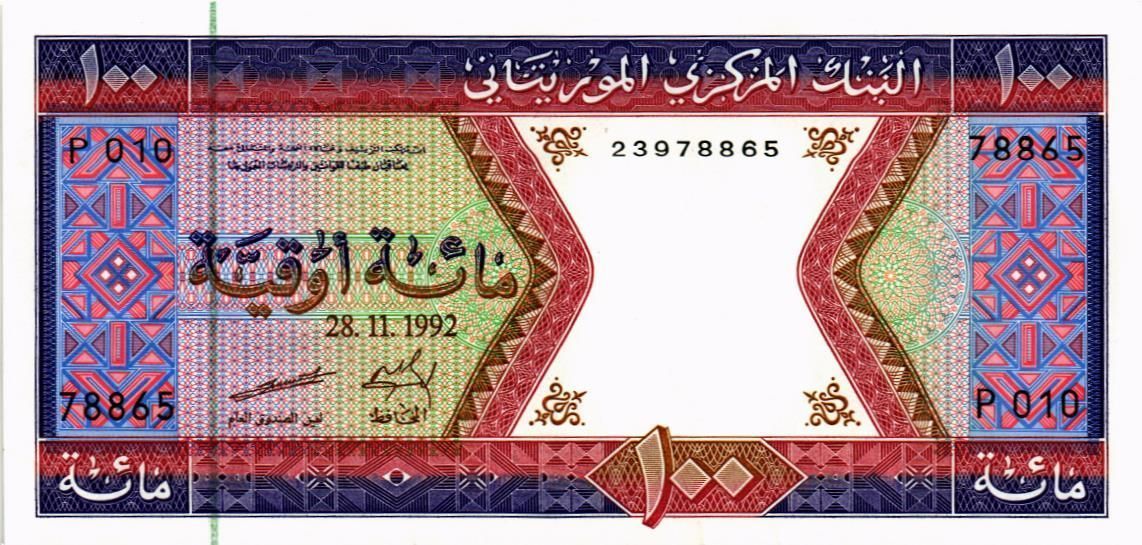 МАВРИТАНИЯ 100 УГИЙ 1