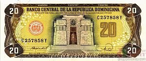 ДОМИНИКАНСКАЯ РЕСПУБЛИКА 20 ПЕСО 1