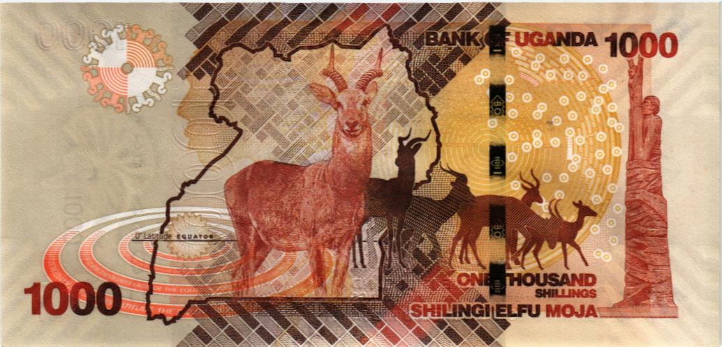 УГАНДА 1000 ШИЛЛИНГОВ 2