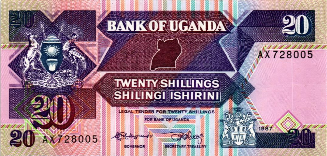 УГАНДА 20 ШИЛЛИНГОВ 1