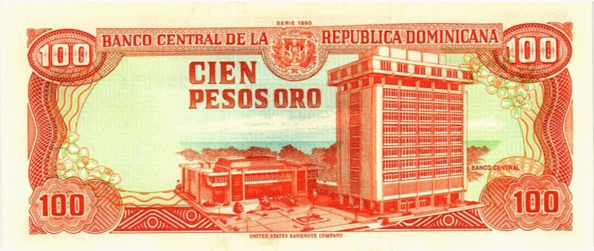 ДОМИНИКАНСКАЯ РЕСПУБЛИКА 100 ПЕСО 2