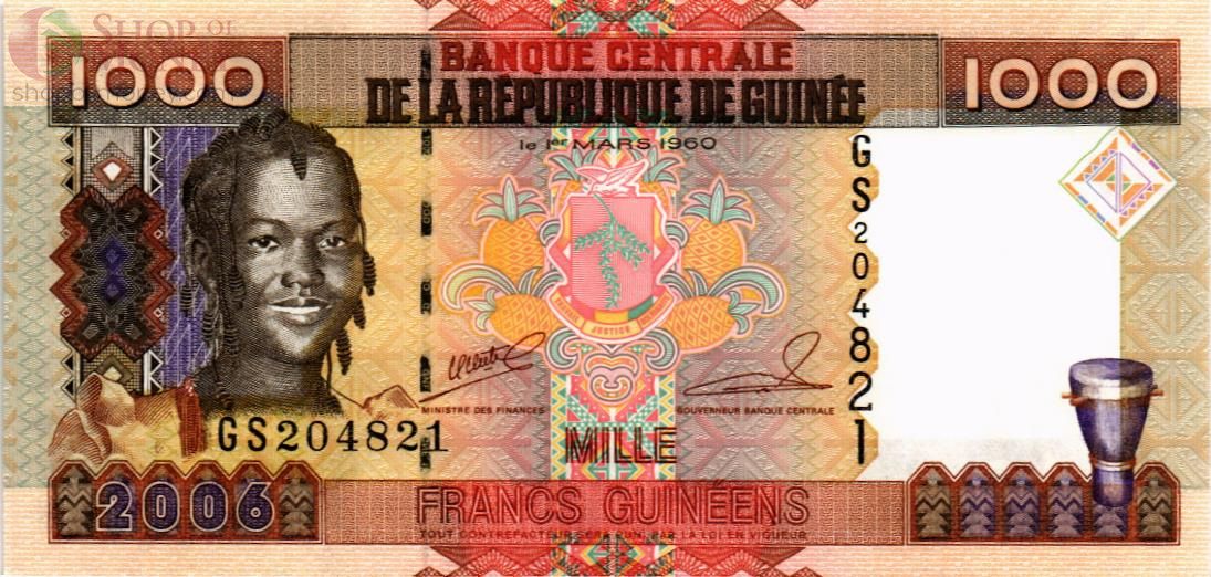 ГВИНЕЯ 1000 ФРАНКОВ 1