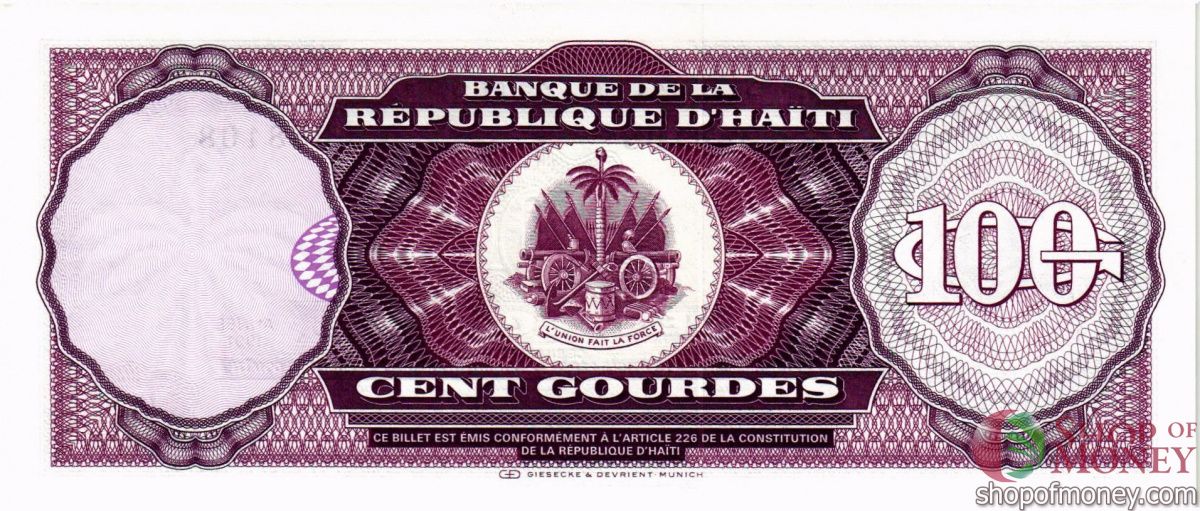 ГАИТИ 100 ГУРДОВ 2