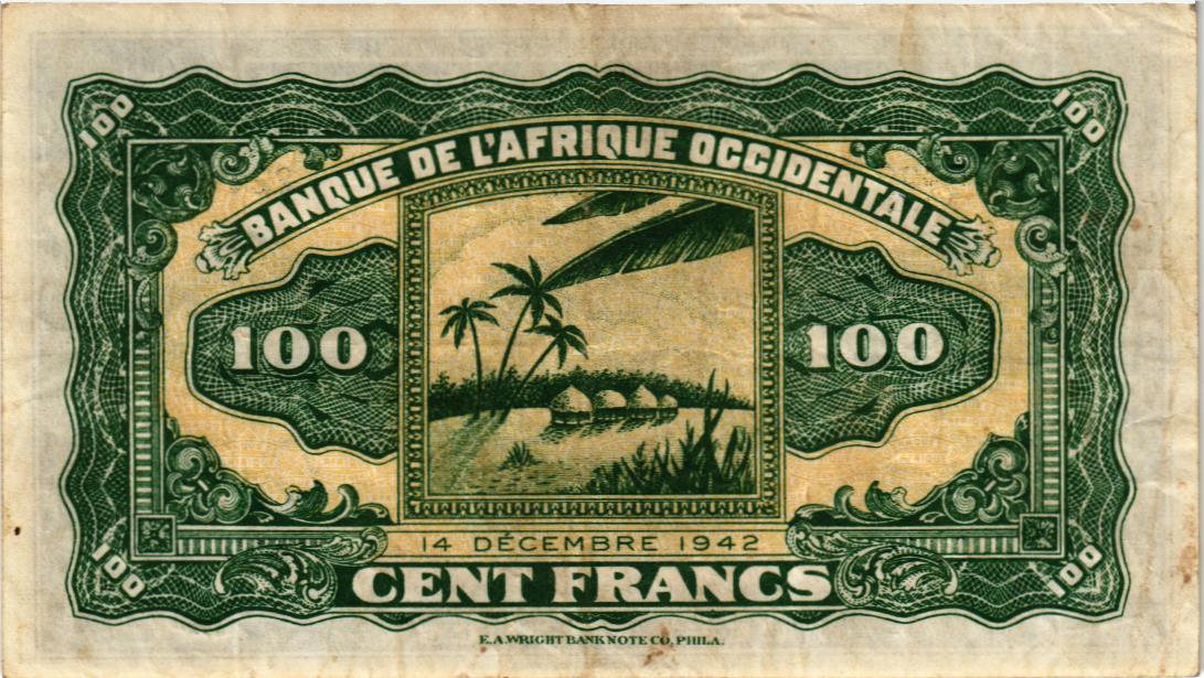 WAS - ЗАПАДНАЯ АФРИКА 100 ФРАНКОВ 2