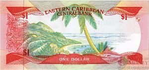 ВОСТОЧНЫЕ КАРИБЫ 1 ДОЛЛАР (СЕНТ-КИТС) 2