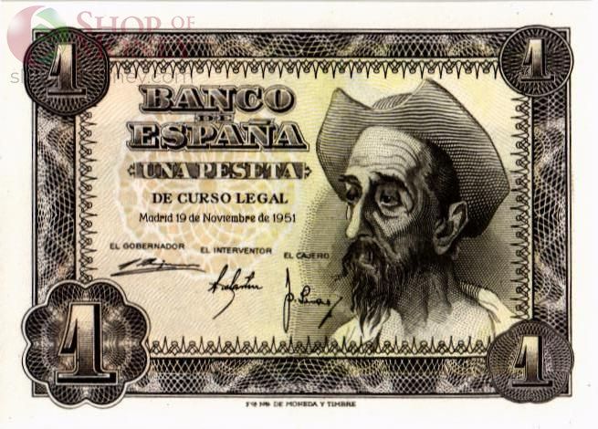 ИСПАНИЯ 1 ПЕСЕТА 1