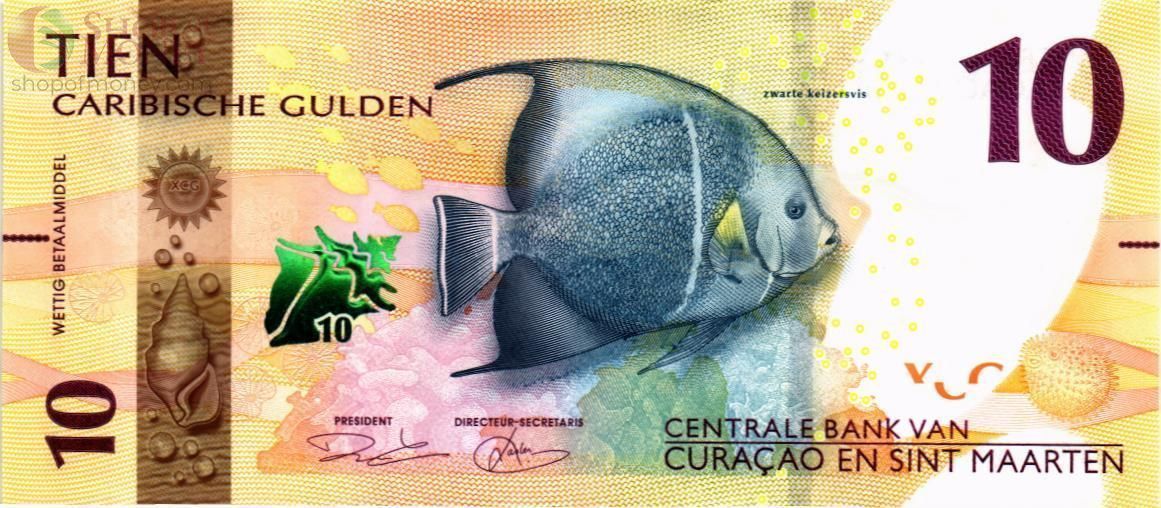 КЮРАСАО И СИНТ-МАРТЕН 10 ГУЛЬДЕНОВ 1
