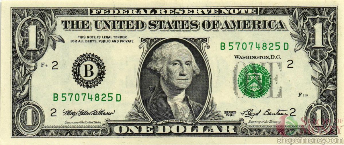 США 1 ДОЛЛАР (B-Нью-Йорк) 1