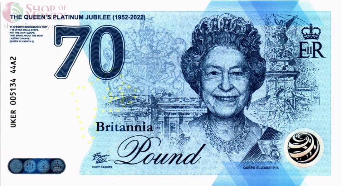 ВЕЛИКОБРИТАНИЯ/АНГЛИЯ 1 ФУНТ (СУВЕНИРНАЯ) 1