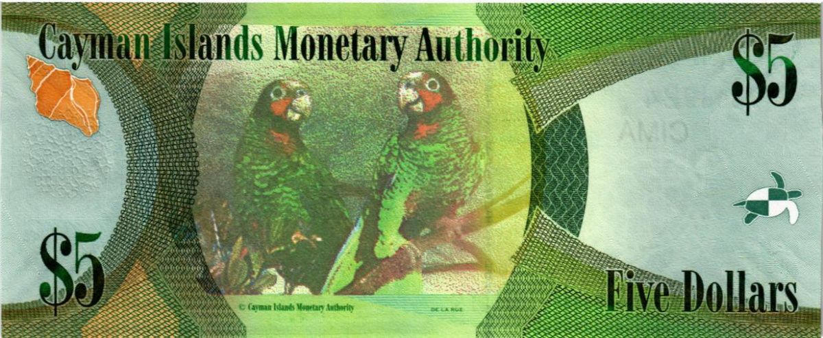 КАЙМАНОВЫ ОСТРОВА 5 ДОЛЛАРОВ 2