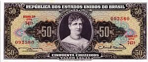 БРАЗИЛИЯ 50 КРУЗЕЙРО 1