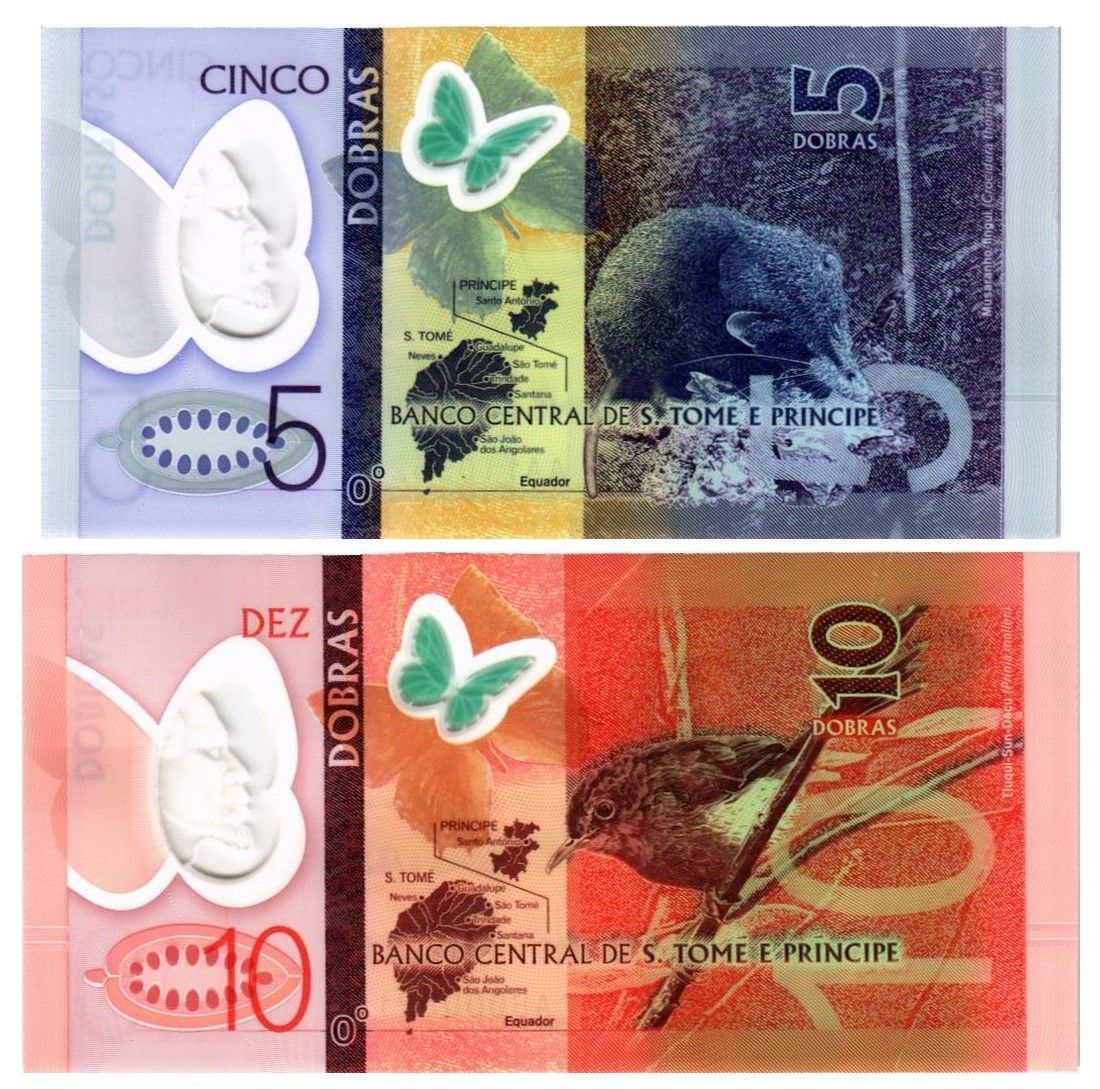 САН-ТОМЕ И ПРИНСИПИ НАБОР 5-10 ДОБР (ПОЛИМЕР) 2