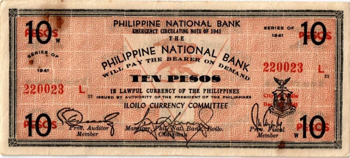 ФИЛИППИНЫ 10 ПЕСО (L) (N134) 1