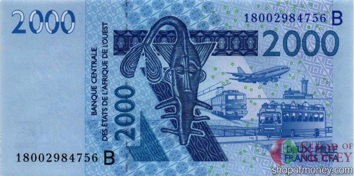 БЕНИН 2000 ФРАНКОВ 1