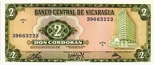 НИКАРАГУА 2 КОРДОБА 1