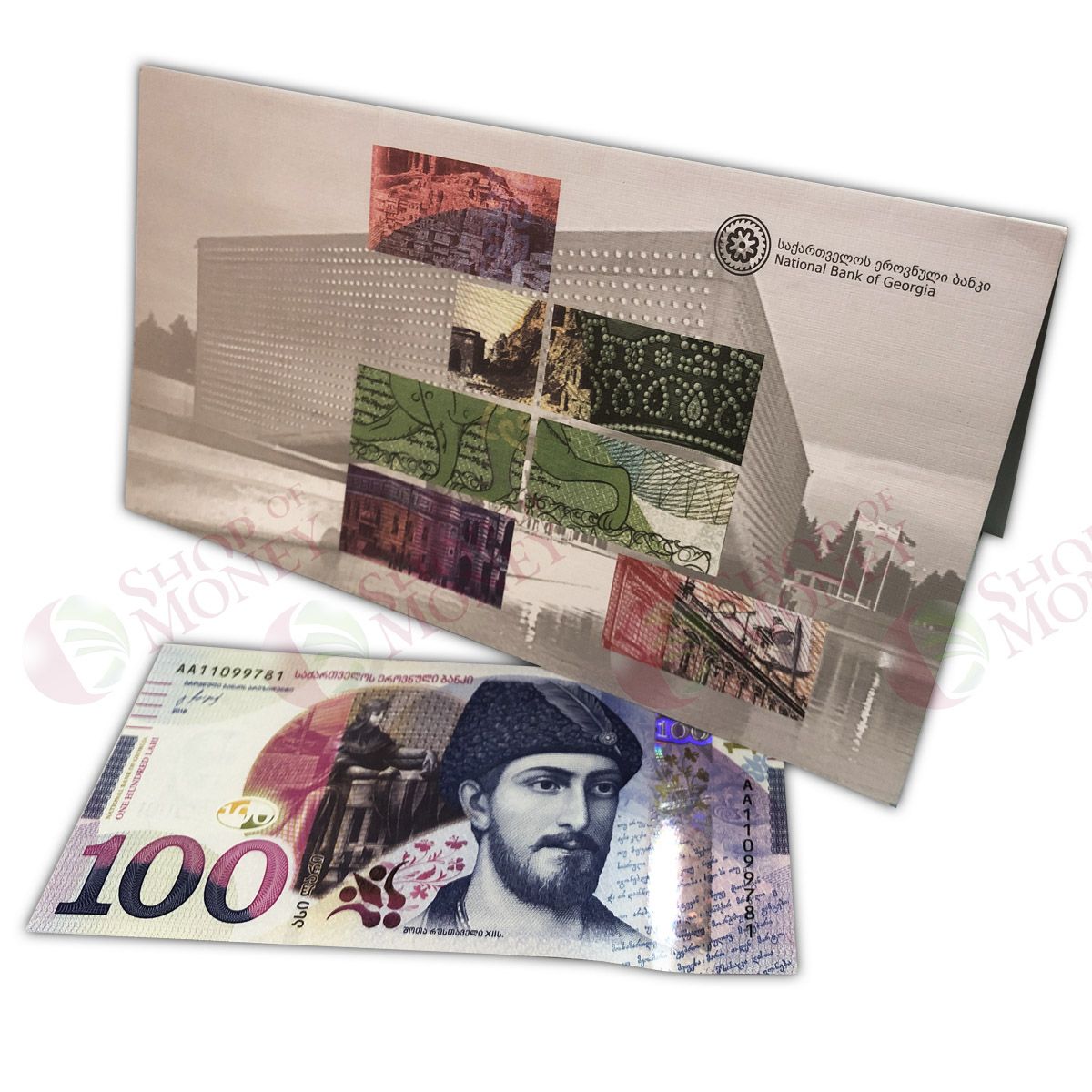 ГРУЗИЯ 100 ЛАРИ (В БУКЛЕТЕ) 1